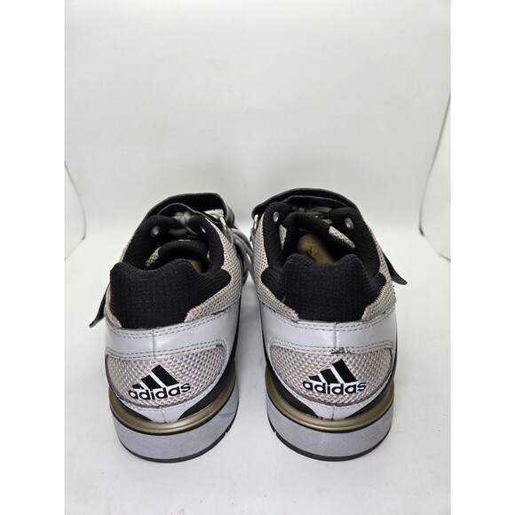 Adidas Power Lift Trainer Weightlifting Shoes Men\'s 7 Gray Athletic Gym Sneakers main image 5
